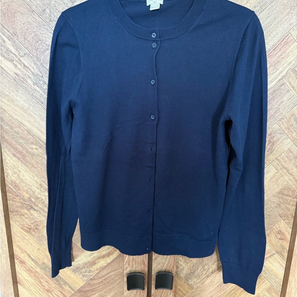 J. Crew Dark Blue Caryn Cardigan